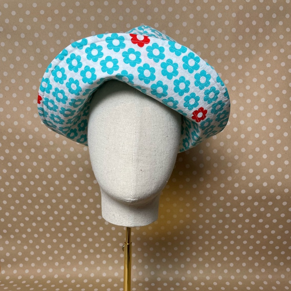 Handmade Cotton 60’s Style Bucket Hat